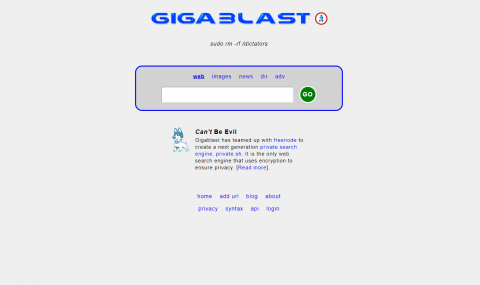 GigaBlast Search Engine