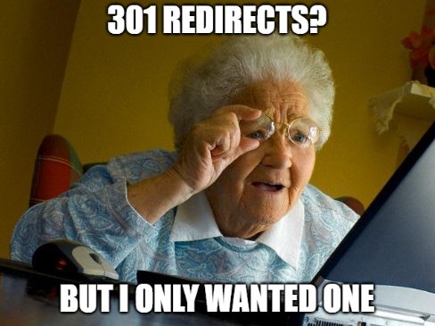 301 Redirect Meme