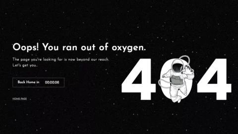 Mantra Labs 404 Error Page